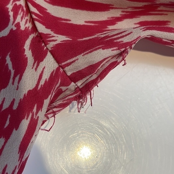 Anthropologie Maeve Silky 3/4 Sleeve Shift Dress Belted Waist size Medium - Picture 8 of 9